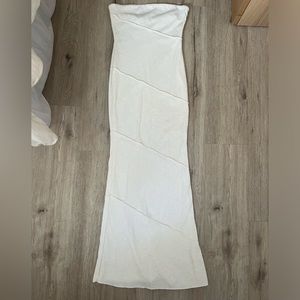 White Princess Polly Midi Dress